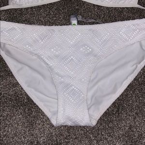 AE white bikini bottoms